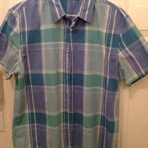Perry Ellis Large plaid shirt